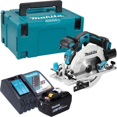 Makita, Handkreissäge, DHS 680 Z Akku Handkreissäge 18 V 165 mm Brushless + 1x Akku 9,0 Ah + Ladegerät + Makpac Makita, Handkreissäge, DHS 680 Z Akku Handkreissäge 18 V 165 mm Brushless + 1x Akku 9,0 Ah + Ladegerät + Makpac
