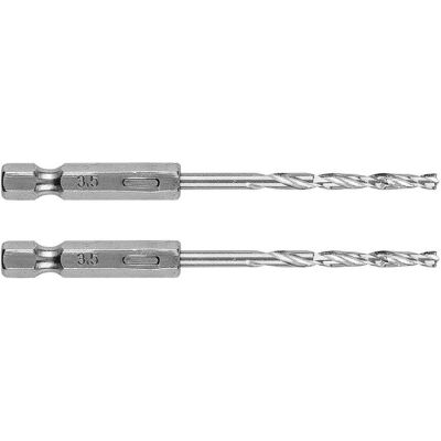 Graphite, Bohrereinsatz, Sechskant-Metallbohrer 3,5 mm, 2 Stück. (3,50 mm) Graphite, Bohrereinsatz, Sechskant-Metallbohrer 3,5 mm, 2 Stück. (3,50 mm)