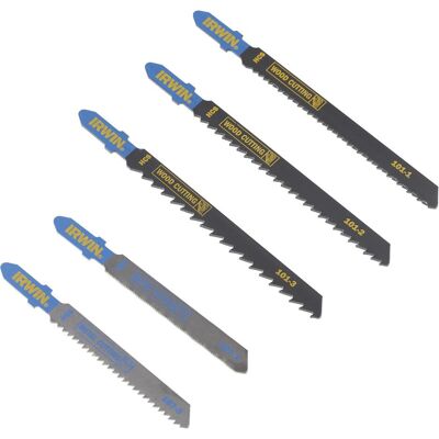 Irwin, Sägeblatt, BRZESZCZOT HCS/HSS DO WYRZYNARKI / TYP T kpl. 5szt. METAL i drewna, w blistrze Irwin, Sägeblatt, BRZESZCZOT HCS/HSS DO WYRZYNARKI / TYP T kpl. 5szt. METAL i drewna, w blistrze