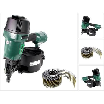 Prebena, Tacker + Nagelpistole, 7F-CNW90-S01 Druckluftnagler für Coilnägel Type CNW 45-90mm + CNW25/65BKRI Prebena, Tacker + Nagelpistole, 7F-CNW90-S01 Druckluftnagler für Coilnägel Type CNW 45-90mm + CNW25/65BKRI