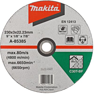 Makita, Sägeblatt, Trennscheibe 230 x 3 x 22 mm Makita, Sägeblatt, Trennscheibe 230 x 3 x 22 mm