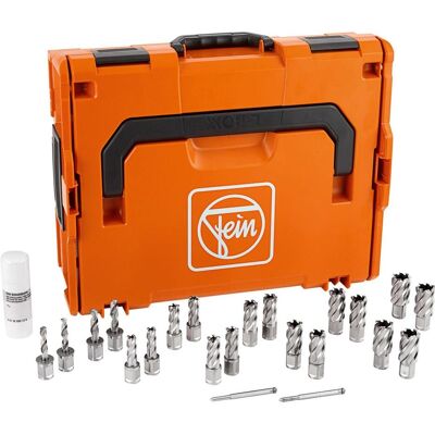 Fein, Lochsäge, Truckframe-Set 3/4 in Weldon / HSS SPECIAL 25 (12 mm, 14 mm, 16 mm, 18 mm, 20 mm, 22 mm, 24 mm, 26 mm) Fein, Lochsäge, Truckframe-Set 3/4 in Weldon / HSS SPECIAL 25 (12 mm, 14 mm, 16 mm, 18 mm, 20 mm, 22 mm, 24 mm, 26 mm)