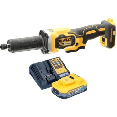 DeWalt, Schleifmaschine + Poliermaschine, DCG 426 H1 Akku Geradschleifer 18 V Brushless + 1x Powerstack Akku 5,0 Ah + Ladegerät (Geradschleifer) DeWalt, Schleifmaschine + Poliermaschine, DCG 426 H1 Akku Geradschleifer 18 V Brushless + 1x Powerstack Akku 5,0 Ah + Ladegerät (Geradschleifer)