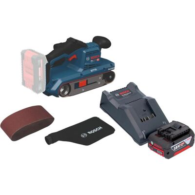 Professional, Schleifmaschine + Poliermaschine, Bosch GBS 18V-75 Akku Bandschleifer 18 V 76 x 533 mm Brushless + 1x Akku 4,0 Ah + Ladegerät (Bandschleifer) Professional, Schleifmaschine + Poliermaschine, Bosch GBS 18V-75 Akku Bandschleifer 18 V 76 x 533 mm Brushless + 1x Akku 4,0 Ah + Ladegerät (Bandschleifer)