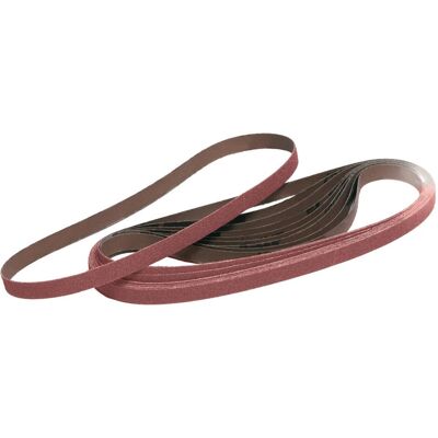 Tecwerk, Schleifmittel, Schleifband Länge 520 mm Breite 12 mm Körnung 80 für Holz / Metall Korund (80) Tecwerk, Schleifmittel, Schleifband Länge 520 mm Breite 12 mm Körnung 80 für Holz / Metall Korund (80)