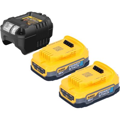 DeWalt, Werkzeugakku + Ladegerät, Akku Starter Set (18 V) DeWalt, Werkzeugakku + Ladegerät, Akku Starter Set (18 V)