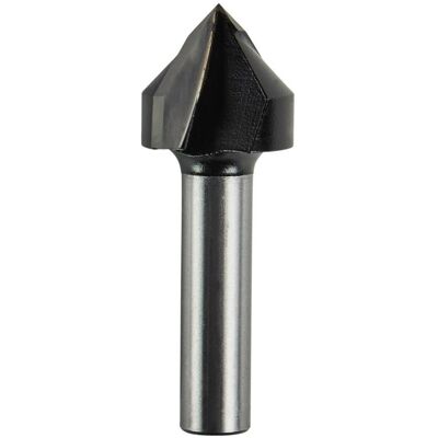 Makita, Fräser, Zubehör D-68220 V-Nut-Fräser 19 x 16 mm S8 Makita, Fräser, Zubehör D-68220 V-Nut-Fräser 19 x 16 mm S8