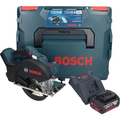 Bosch Professional, Handkreissäge, GKM 18V-50 Professional Akku Metall Handkreissäge 18 V 136 mm Brushless + 1x Akku 4,0 Ah + Bosch Professional, Handkreissäge, GKM 18V-50 Professional Akku Metall Handkreissäge 18 V 136 mm Brushless + 1x Akku 4,0 Ah +