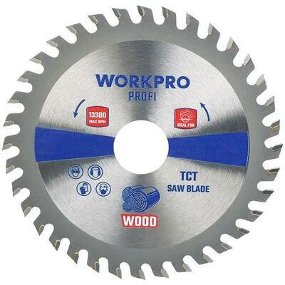 Workpro, Sägeblatt, Saw blade for wood, profi, ø115 x 22.2 mm x 36 teeth Workpro, Sägeblatt, Saw blade for wood, profi, ø115 x 22.2 mm x 36 teeth
