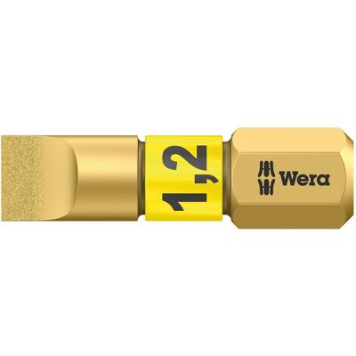 Wera, Bits, 800/1 BDC 1,2 x 6,5 x 25 mm (Schraubschlitz) Wera, Bits, 800/1 BDC 1,2 x 6,5 x 25 mm (Schraubschlitz)