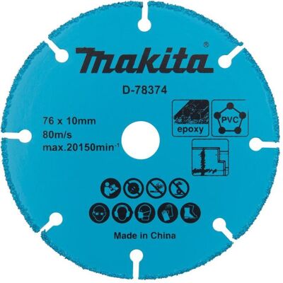 Makita, Sägeblatt, Trennscheibe 76 x 10 Makita, Sägeblatt, Trennscheibe 76 x 10