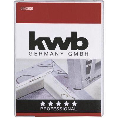 kwb, Tackerklammern + Tackernägel, Tackerklammern Type 053 8 mm Normaldraht 11,4 mm 5000 Stk./Pack kwb, Tackerklammern + Tackernägel, Tackerklammern Type 053 8 mm Normaldraht 11,4 mm 5000 Stk./Pack