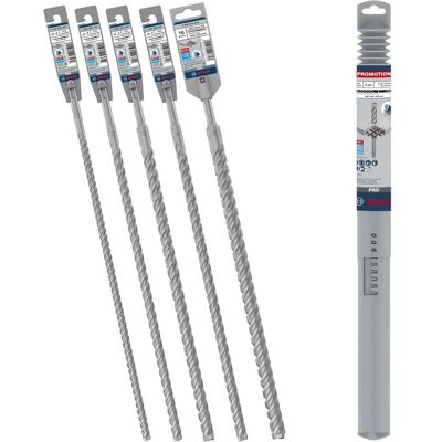 Bosch Professional Zubehör, Bohrereinsatz, Blau Zubehör 061599766W SDS-plus Hammerbohrer-Set 5-teilig 400mm 10, 12, 14, 16 und 18 mm (10 mm, 12 mm, 14 mm, 16 mm, 18 mm) Bosch Professional Zubehör, Bohrereinsatz, Blau Zubehör 061599766W SDS-plus Hammerbohrer-Set 5-teilig 400mm 10, 12, 14, 16 und 18 mm (10 mm, 12 mm, 14 mm, 16 mm, 18 mm)