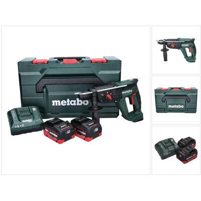 Metabo, Bohrmaschine + Akkuschrauber, KH 18 LTX 24 Akku Kombihammer 18 V 2,1 J SDS plus + 2x Akku 5,5 Ah + Ladegerät + metaBOX (Bohrhammer) Metabo, Bohrmaschine + Akkuschrauber, KH 18 LTX 24 Akku Kombihammer 18 V 2,1 J SDS plus + 2x Akku 5,5 Ah + Ladegerät + metaBOX (Bohrhammer)