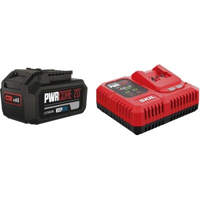 Skil, Werkzeugakku + Ladegerät, 20V SET 1 x Akku 3104 AA 4,0Ah + Ladegerät 3123 AA 6,0A (20 V) Skil, Werkzeugakku + Ladegerät, 20V SET 1 x Akku 3104 AA 4,0Ah + Ladegerät 3123 AA 6,0A (20 V)