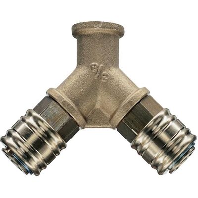 EWO, Zubehör Druckluftwerkzeug, Two-prong 3/8 "with quick connectors 1372 EWO, Zubehör Druckluftwerkzeug, Two-prong 3/8 "with quick connectors 1372