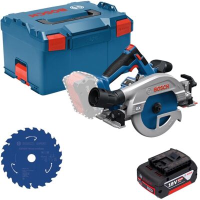 Professional, Handkreissäge, Bosch GKS 18V-57-2 GX Professional Akku Kreissäge 18 V 165 mm Brushless + 1x Akku 5,0 Ah + L-Boxx - Professional, Handkreissäge, Bosch GKS 18V-57-2 GX Professional Akku Kreissäge 18 V 165 mm Brushless + 1x Akku 5,0 Ah + L-Boxx -