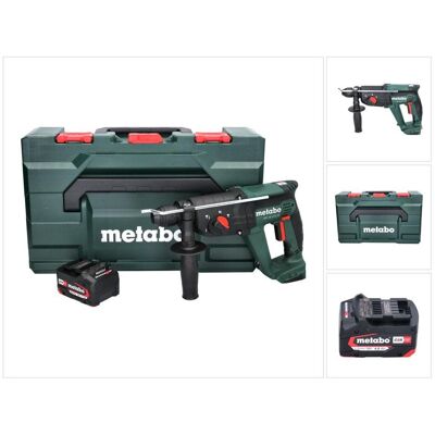 Metabo, Bohrmaschine + Akkuschrauber, KH 18 LTX 24 Akku Kombihammer 18 V 2,1 J SDS plus + 1x Akku 4,0 Ah + metaBOX - ohne Ladegerät (Bohrhammer) Metabo, Bohrmaschine + Akkuschrauber, KH 18 LTX 24 Akku Kombihammer 18 V 2,1 J SDS plus + 1x Akku 4,0 Ah + metaBOX - ohne Ladegerät (Bohrhammer)