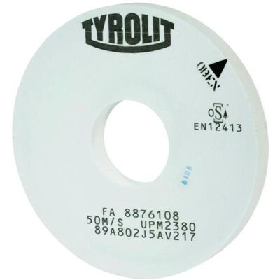 Tyrolit, Schleifmittel, Präzisions-Aussenrund-Schleifscheibe DxTxH (mm), 500x60x203,2, Typ: A80, 594565 A80 (A) Tyrolit, Schleifmittel, Präzisions-Aussenrund-Schleifscheibe DxTxH (mm), 500x60x203,2, Typ: A80, 594565 A80 (A)