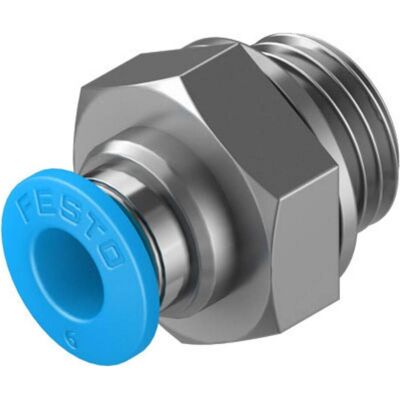 Festo, Rohrverbindungstechnik, Push-in Fitting, Male G1/4, 6mm (Rohrverschraubung) Festo, Rohrverbindungstechnik, Push-in Fitting, Male G1/4, 6mm (Rohrverschraubung)