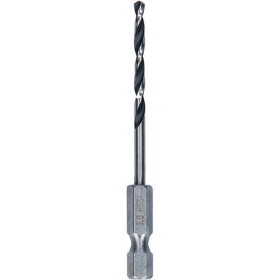 Bosch Professional Zubehör, Bohrereinsatz, Metal HSS HEX PointTeQ Spiralbohrer, 3x33x72mm (3,0 Millimeter) Bosch Professional Zubehör, Bohrereinsatz, Metal HSS HEX PointTeQ Spiralbohrer, 3x33x72mm (3,0 Millimeter)
