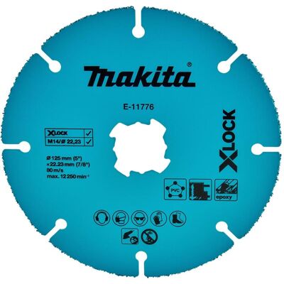 Makita, Sägeblatt, E-11776 Trennscheibe 125mm Uni.X-Lock Makita, Sägeblatt, E-11776 Trennscheibe 125mm Uni.X-Lock