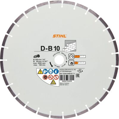 Stihl, Sägeblatt, Doorslijpschijven D-B10 Ã 400mm/16 Stihl, Sägeblatt, Doorslijpschijven D-B10 Ã 400mm/16