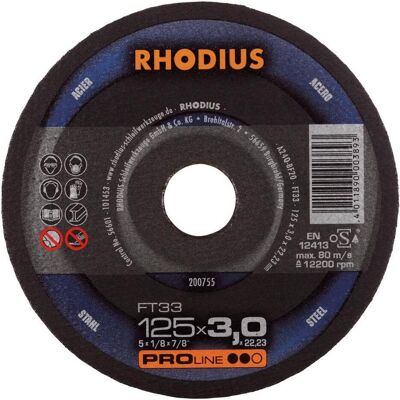 Rhodius, Sägeblatt, FT33 200755 Trennscheiben-Set 25 St. Stahl Rhodius, Sägeblatt, FT33 200755 Trennscheiben-Set 25 St. Stahl