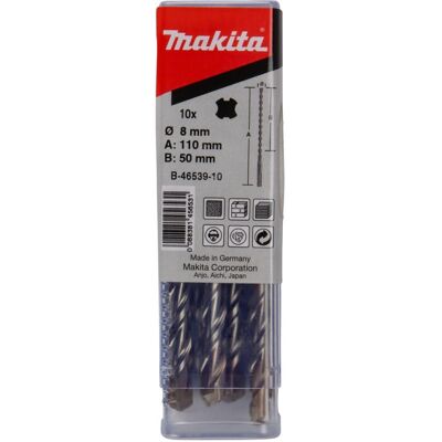 Makita, Bohrereinsatz, SDS-VPLUS-Bohrers.8x110 10St. (8 Millimeter) Makita, Bohrereinsatz, SDS-VPLUS-Bohrers.8x110 10St. (8 Millimeter)