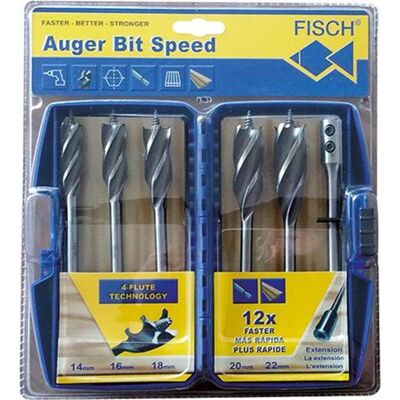 Magni, Bohrereinsatz, FISCO 0089S0006K Schlangenbohrer-Bitsatz, 150 mm, 14/16/18/20/22 mm, 8-teilig (14 mm, 16 mm, 18 mm, 20 mm, 22 mm) Magni, Bohrereinsatz, FISCO 0089S0006K Schlangenbohrer-Bitsatz, 150 mm, 14/16/18/20/22 mm, 8-teilig (14 mm, 16 mm, 18 mm, 20 mm, 22 mm)