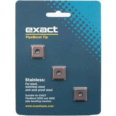 Exact, Zubehör Schneidwerkzeug, 70104504 Schneidklingen für Schneidkopfschrägsteller 220E und 360E 3 Stück (Ersatzklinge) Exact, Zubehör Schneidwerkzeug, 70104504 Schneidklingen für Schneidkopfschrägsteller 220E und 360E 3 Stück (Ersatzklinge)