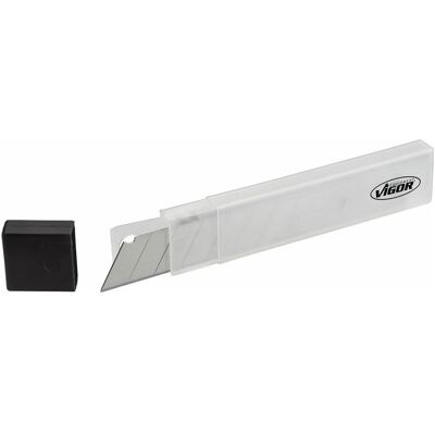 Vigor, Cutter, Abbrechklingen ∙ 18 mm ∙ V4274 ∙ Anzahl Werkzeuge: 10 (Ersatzklinge) Vigor, Cutter, Abbrechklingen ∙ 18 mm ∙ V4274 ∙ Anzahl Werkzeuge: 10 (Ersatzklinge)