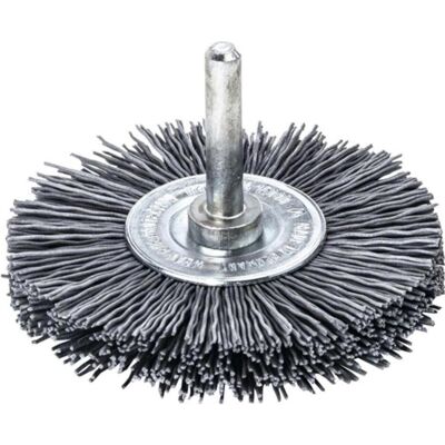 Lessmann, Schleifmittel, Rundbürste Ø 70 mm Schaft 6 mm SiC Schleifborsten Körnung 320 12 mm 15000 min-¹ (320) Lessmann, Schleifmittel, Rundbürste Ø 70 mm Schaft 6 mm SiC Schleifborsten Körnung 320 12 mm 15000 min-¹ (320)