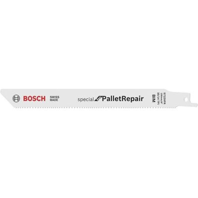 Bosch Professional Zubehör, Sägeblatt, Säbelsägeblatt S 722 VFR, Special for Pallet Repair, 190 mm, 0,9 mm, 5er-Pack Bosch Professional Zubehör, Sägeblatt, Säbelsägeblatt S 722 VFR, Special for Pallet Repair, 190 mm, 0,9 mm, 5er-Pack