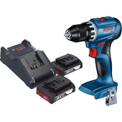 Bosch Professional, Bohrmaschine + Akkuschrauber, GSR 18V-45 Professional Akku Bohrschrauber 18 V 45 Nm Brushless + 2x Akku 2,0 Ah + Ladegerät (Bohrschrauber) Bosch Professional, Bohrmaschine + Akkuschrauber, GSR 18V-45 Professional Akku Bohrschrauber 18 V 45 Nm Brushless + 2x Akku 2,0 Ah + Ladegerät (Bohrschrauber)