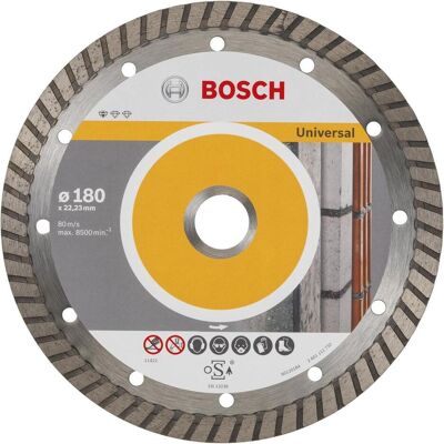 Bosch Professional Zubehör, Sägeblatt, Diamanttrennscheibe Standard for Universal Turbo, 180x22,23x2,5x10 mm, 10er-Pack Bosch Professional Zubehör, Sägeblatt, Diamanttrennscheibe Standard for Universal Turbo, 180x22,23x2,5x10 mm, 10er-Pack