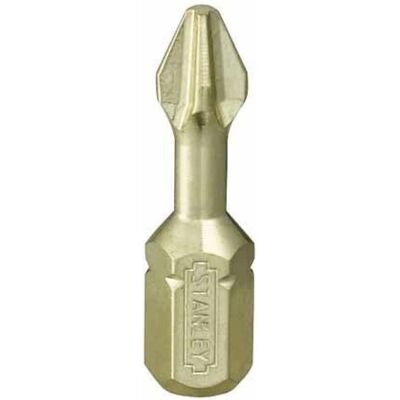 Stanley Bits, Bit Phillips (1/4 Zoll, extra hart, Phillipsspitze Nr. 2, entspricht ISO 1173/DIN 3126, 25 m (Kreuz Phillips PH) Stanley Bits, Bit Phillips (1/4 Zoll, extra hart, Phillipsspitze Nr. 2, entspricht ISO 1173/DIN 3126, 25 m (Kreuz Phillips PH)
