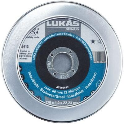 Lukas, Sägeblatt, LUKAS-ERZETT T41 115 AT004643V9807010 Trennscheiben-Set 115 mm 10 St. Lukas, Sägeblatt, LUKAS-ERZETT T41 115 AT004643V9807010 Trennscheiben-Set 115 mm 10 St.