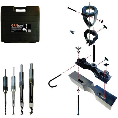 GRN Tools, Lochsäge, 543-01G Quadratlochstich-Adapter GRN Tools, Lochsäge, 543-01G Quadratlochstich-Adapter
