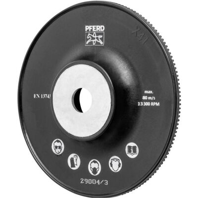 Pferd, Schleifmittel, HochleistungsStützteller für Fiberschleifer MF M4 Pferd, Schleifmittel, HochleistungsStützteller für Fiberschleifer MF M4