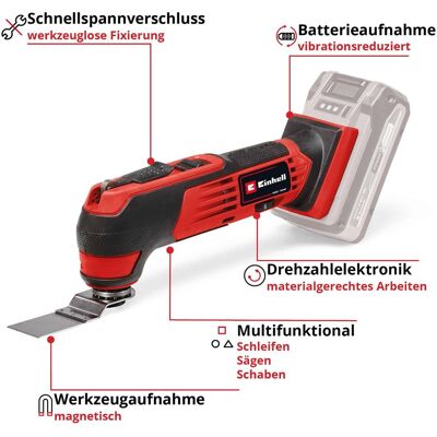 Einhell, Multifunktionswerkzeug, TE-MG 18/1 (Oszillationswerkzeug) Einhell, Multifunktionswerkzeug, TE-MG 18/1 (Oszillationswerkzeug)