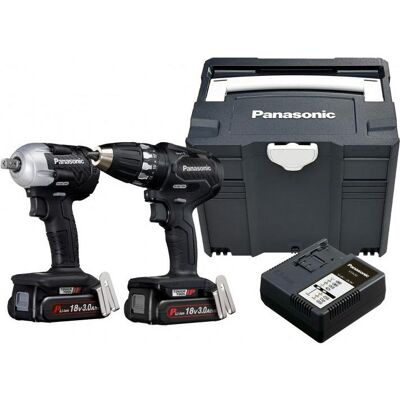 Panasonic Bohrmaschine + Akkuschrauber, Combiset EY74A3 Accuboormachine en EY75A8 Slagmoersleutel in Systainer 18V Li-ion (Bohrschrauber, Schlagschrauber) Panasonic Bohrmaschine + Akkuschrauber, Combiset EY74A3 Accuboormachine en EY75A8 Slagmoersleutel in Systainer 18V Li-ion (Bohrschrauber, Schlagschrauber)
