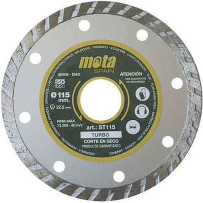Mota Trennscheibe - Ø 115 mm - Stahl - Mehrzweck Mota Trennscheibe - Ø 115 mm - Stahl - Mehrzweck