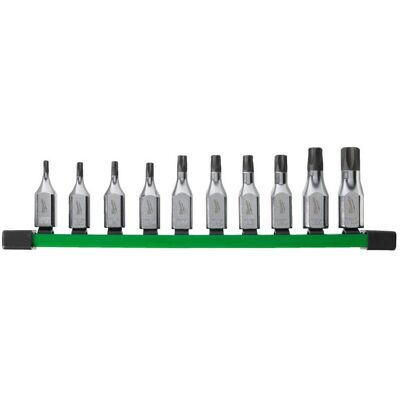 Hikoki, Bits, SCHAFT STECKSCHLÜSSELSATZ 10-tlg. 3/8 TORX (Innensechsrund TX) Hikoki, Bits, SCHAFT STECKSCHLÜSSELSATZ 10-tlg. 3/8 TORX (Innensechsrund TX)