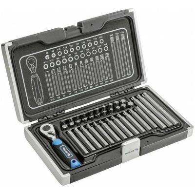 MGA, Schraubenzieher, Högert HT1R466 Bits Ratschen Schraubenzieher Knarrenkasten Schraubendreher Set, Grau, 37 10 Mm MGA, Schraubenzieher, Högert HT1R466 Bits Ratschen Schraubenzieher Knarrenkasten Schraubendreher Set, Grau, 37 10 Mm