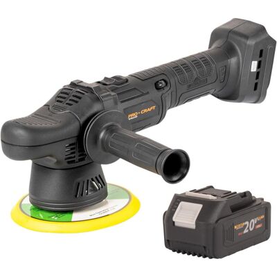 Procraft, Schleifmaschine + Poliermaschine, PM20bb Akku Poliermaschine 20 V 150 mm + 1x Akku 4,0 Ah - ohne Ladegerät Procraft, Schleifmaschine + Poliermaschine, PM20bb Akku Poliermaschine 20 V 150 mm + 1x Akku 4,0 Ah - ohne Ladegerät