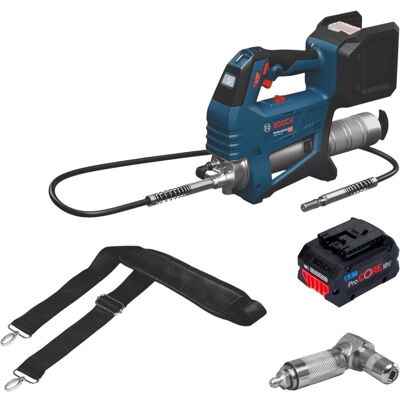 Professional, Kartuschenpistole + Fettpresse, Bosch GFP 18V-10 Akku Fettpresse 18 V 10000 psi + 1x ProCORE Akku 8,0 Ah - ohne Ladegerät (Fettpresse) Professional, Kartuschenpistole + Fettpresse, Bosch GFP 18V-10 Akku Fettpresse 18 V 10000 psi + 1x ProCORE Akku 8,0 Ah - ohne Ladegerät (Fettpresse)