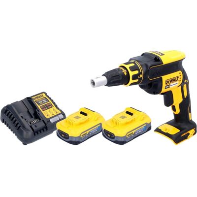 DeWalt, Bohrmaschine + Akkuschrauber, DCF 620 H2 Akku Trockenbauschrauber 18 V 30 Nm Brushless + 2x Powerstack Akku 5,0 Ah + (Trockenbauschrauber) DeWalt, Bohrmaschine + Akkuschrauber, DCF 620 H2 Akku Trockenbauschrauber 18 V 30 Nm Brushless + 2x Powerstack Akku 5,0 Ah + (Trockenbauschrauber)