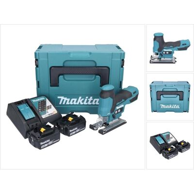 Makita, Stichsäge, DJV 185 RMJ Akku Pendelhubstichsäge 18 V Brushless + 2x Akku 4,0 Ah + Ladegerät + Makpac Makita, Stichsäge, DJV 185 RMJ Akku Pendelhubstichsäge 18 V Brushless + 2x Akku 4,0 Ah + Ladegerät + Makpac