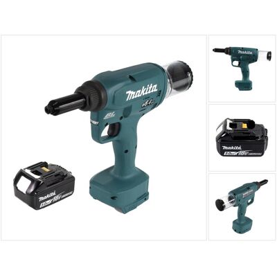 Makita, Tacker + Nagelpistole, DRV 250 T1 Akku Blindnietsetzgerät 18V 20kN Brushless + 1x Akku 5,0Ah - ohne Ladegerät Makita, Tacker + Nagelpistole, DRV 250 T1 Akku Blindnietsetzgerät 18V 20kN Brushless + 1x Akku 5,0Ah - ohne Ladegerät